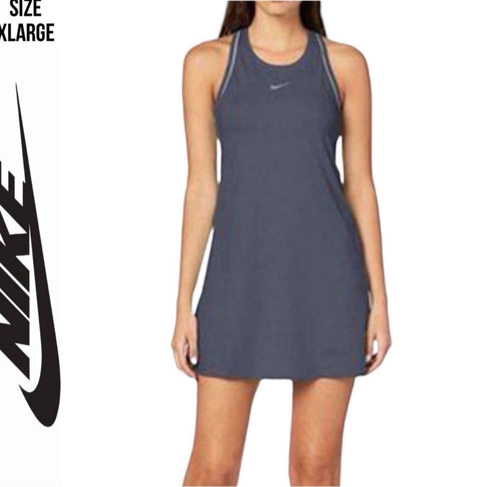 Nike Dri-fit Gray Tank Dress